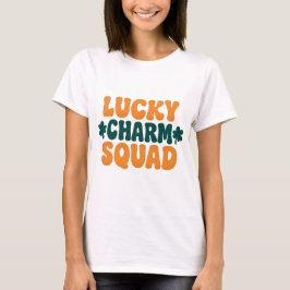 Lucky Charm Squad Glows St. Patrick's Day T-Shirt