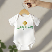 Lucky Charm St. Patrick's Baby Bodysuit