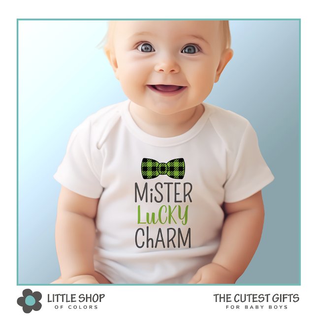 Lucky Charm St Patrick's Day Boy Baby Strampler (Von Creator hochgeladen)