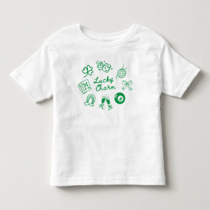 Lucky Charm St Patricks Day Lucky Clover Kleinkind T-shirt
