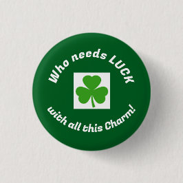 Lucky Charm St. Patty's Button