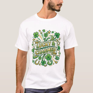 Lucky & Charmed St. Patrick’s Day-Shirt T-Shirt