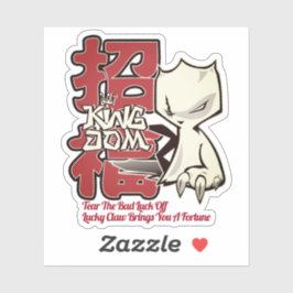 Lucky Claw Aufkleber