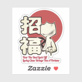 Lucky Claw Rising Aufkleber