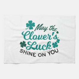 Lucky Clover Charm - Mai der Clover's Luck Shine Geschirrtuch