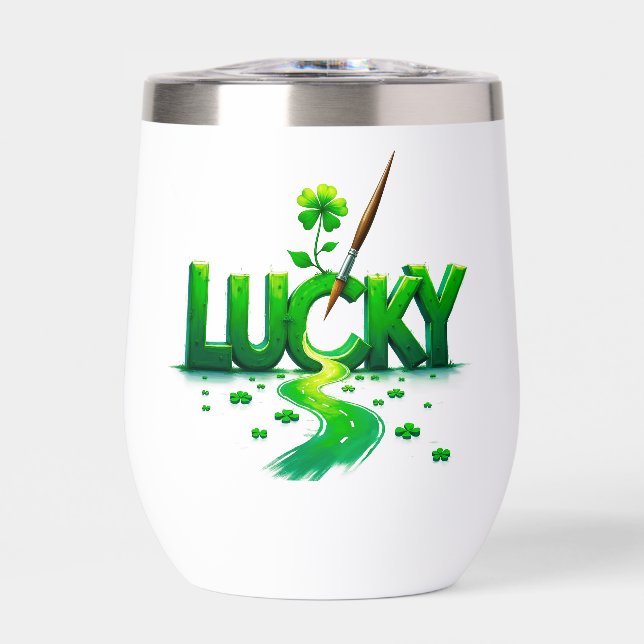 Lucky Clover Design für St. Patrick's Day (Vorderseite)
