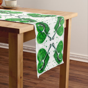 Lucky Clover 🍀 ein zeitloses Symbol guten Glücks Kurzer Tischläufer