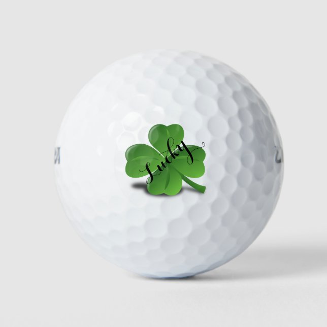 Lucky Clover Golfball (Vorderseite)