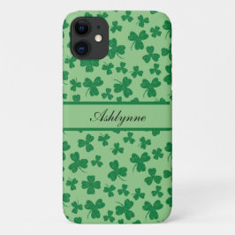 Lucky Clover Green Personalisiert iPhone/iPad Gehä Case-Mate iPhone Hülle