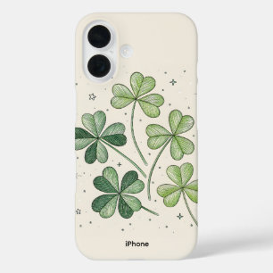 Lucky Clover iPhone 16 Fall Hülle
