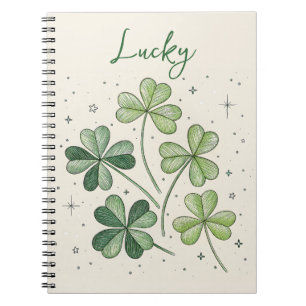 Lucky Clover Lucky Notebook Notizblock