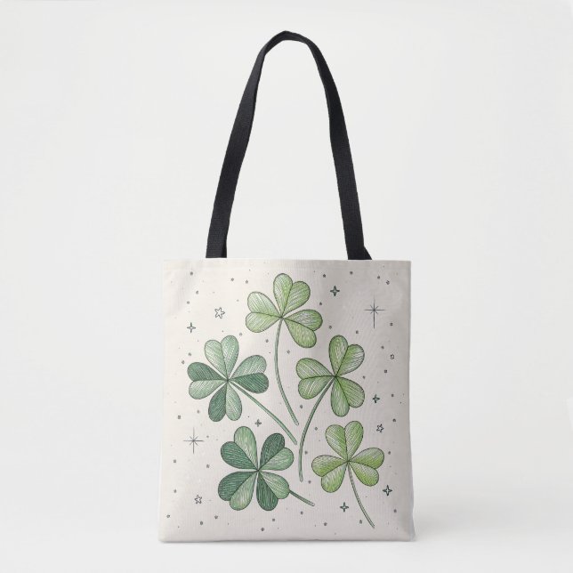 Lucky Clover Öko Tasche (Vorderseite)