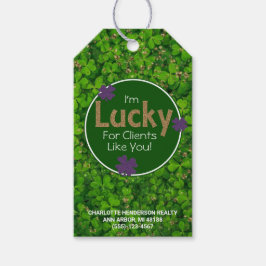 Lucky Clover St. Patrick's Day Client Pop von Geschenkanhänger