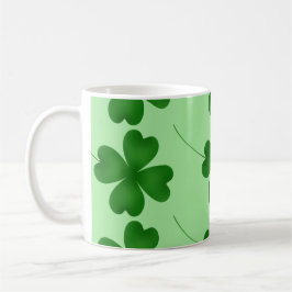 Lucky Clovers Muster Kaffeetasse