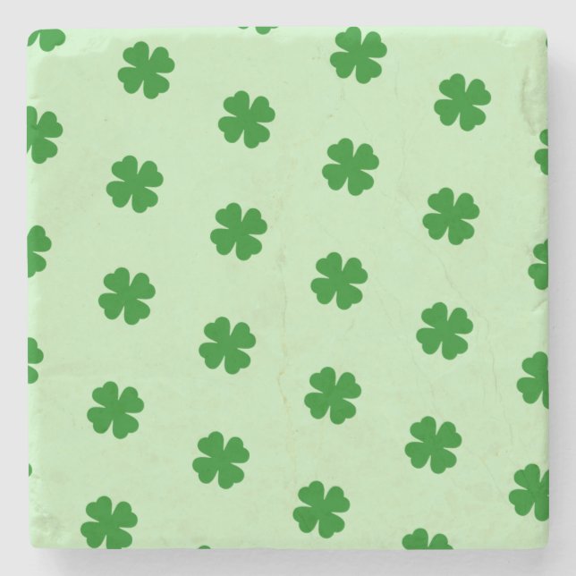 Lucky Clovers Steinuntersetzer (Vorderseite)