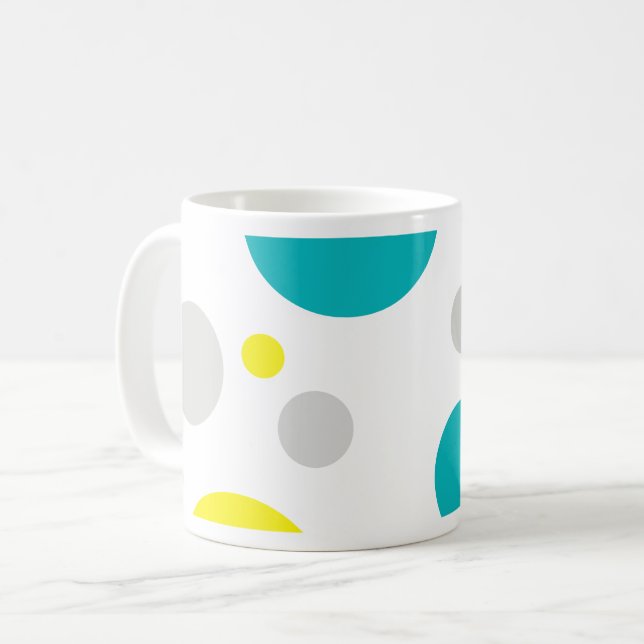 Lucky Colorful Bubbles Kaffeetasse (Vorderseite Links)