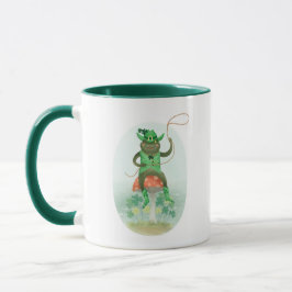 Lucky Cowboy Frog auf Mushroom Tasse
