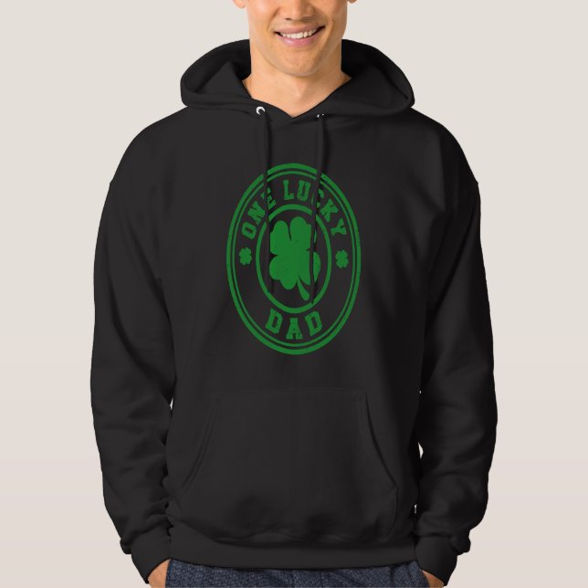 Lucky Dad St Patricks Day Hoodie (Vorderseite)