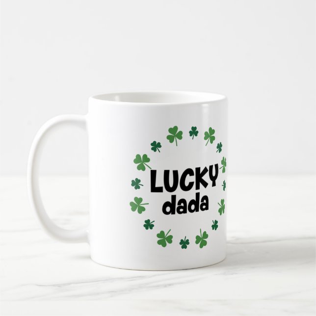 Lucky Dada Definition Mug - Best Father Gift Kaffeetasse (Links)