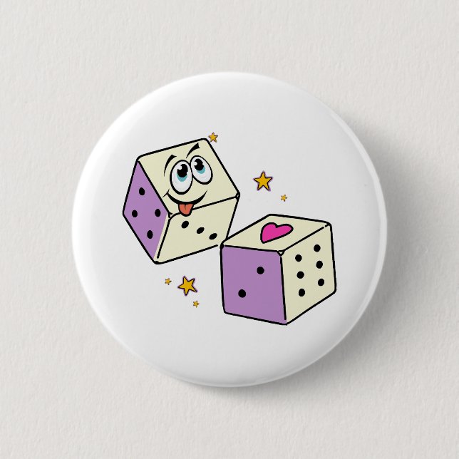 Lucky Dice Button (Vorderseite)