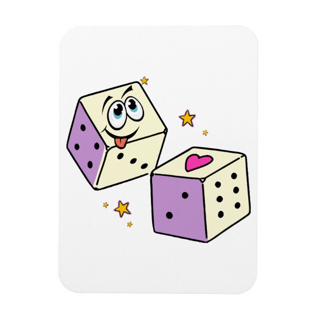 Lucky Dice Magnet (Vertikal)