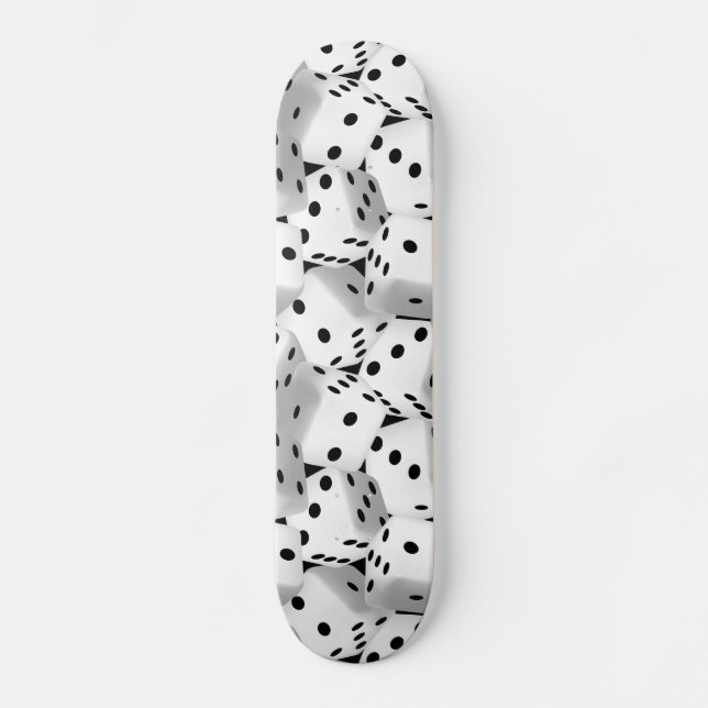 Lucky dice skateboard (Vorderseite)