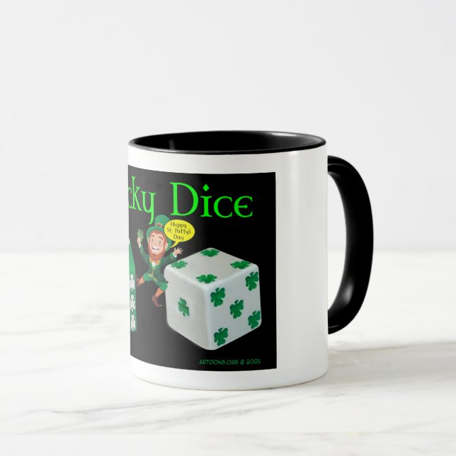 Lucky Dice Tasse (VorderseiteRechts)