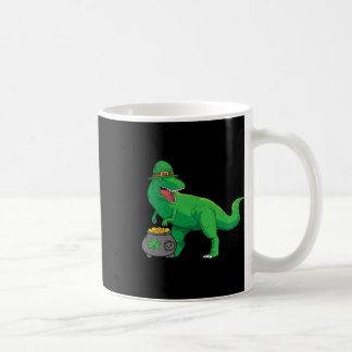 Lucky Dino-saur St Patricks Day Funny T-rex Irish  Kaffeetasse