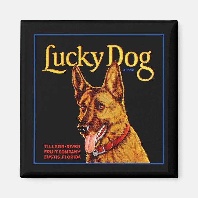 Lucky Dog Magnet (Vorne)