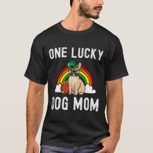 Lucky Dog Mama Französischer Bulldog St Patrick's T-Shirt