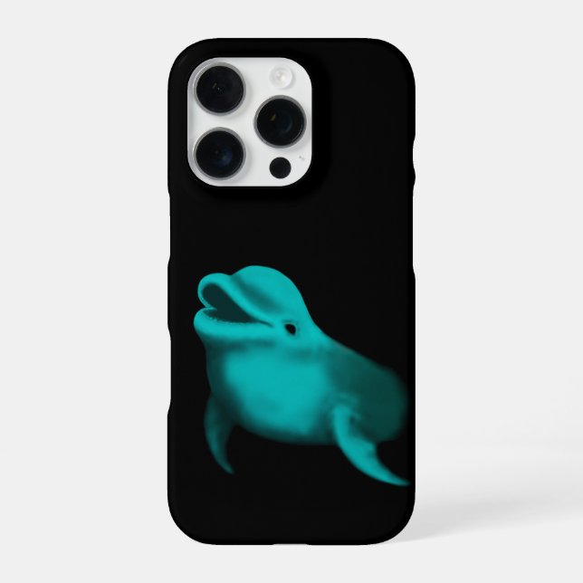 Lucky Dolphin iPhone 16 Pro Hülle (Rückseite)