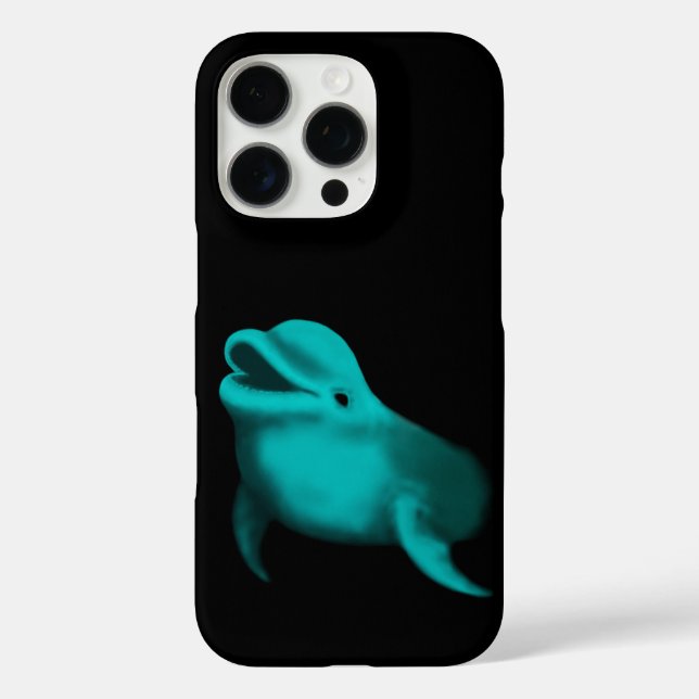 Lucky Dolphin iPhone 16 Pro Hülle (Rückseite)
