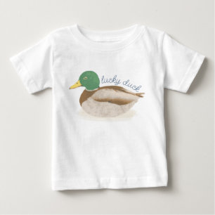 Lucky Duck Future Duck Hunter Baby Birthday T-shirt
