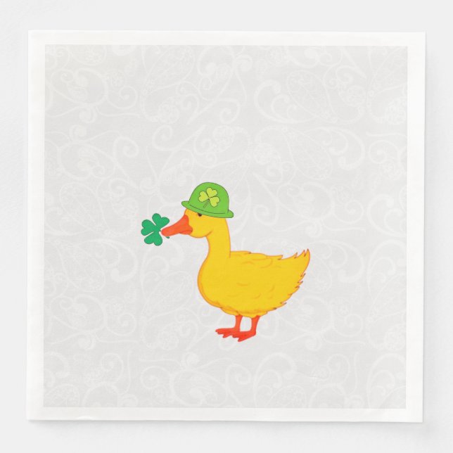 Lucky Duck Serviette (Vorderseite)