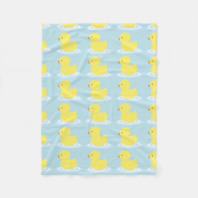 Lucky Ducky Fleecedecke (Vorderseite)