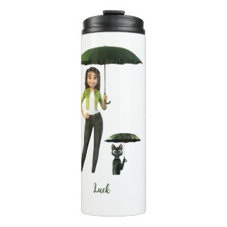 Lucky Duo Wasserflasche - Glück und Freundschaft I Thermosbecher