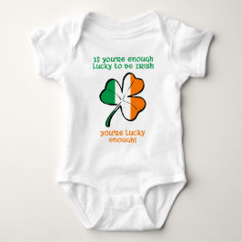 Lucky enough to be Irish Baby Strampler