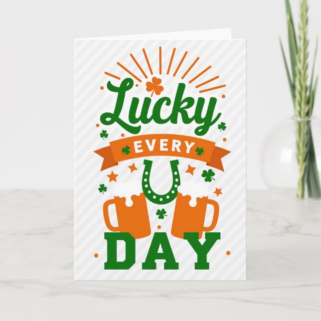 Lucky Every Day Card Karte (Vorderseite)