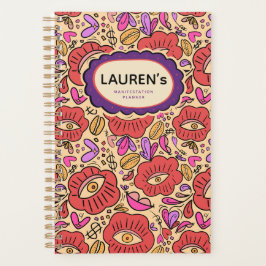 Lucky Eye Floral Pattern Planer