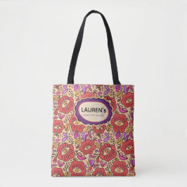 Lucky Eye Floral Pattern Tasche