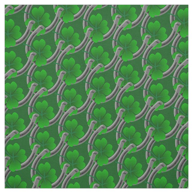 Lucky Fabric St Patrick's Fabric Cotton oder Poly Stoff (Muster)