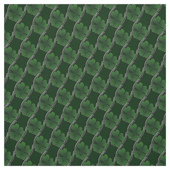 Lucky Fabric St Patrick's Fabric Cotton oder Poly Stoff (Muster)