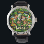 Lucky Family St. Patrick’s Day Collection 🍀 Armbanduhr<br><div class="desc">Celebrate St. Patrick’s Day with our fun and festive family matching collection. From parents to kids, these designs bring luck, smiles, and Irish spirit together. Perfect for family parties, parades, and holiday photos, each design features cheerful shamrocks, lucky themes, and playful styles made for the whole family to enjoy together....</div>