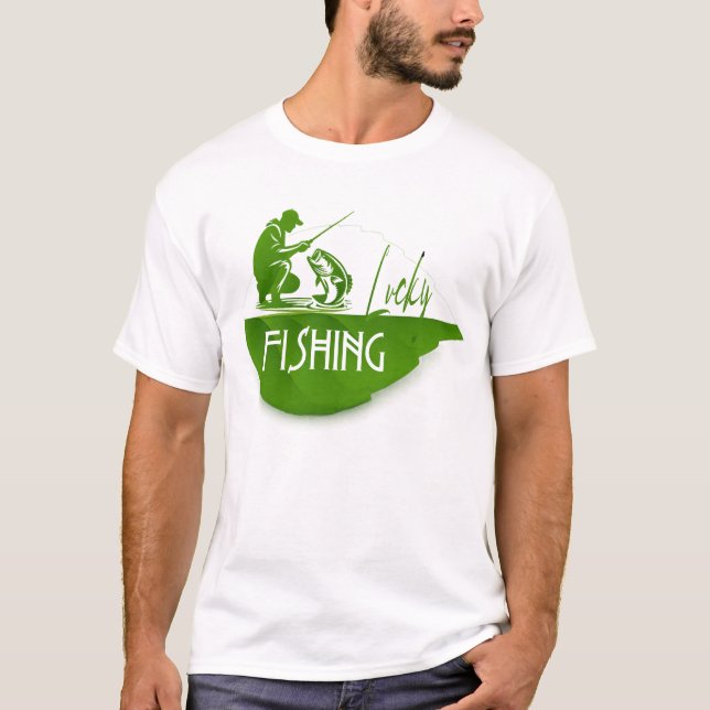 Lucky Fishing T-Shirt (Vorderseite)