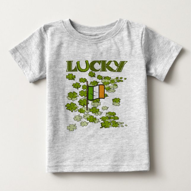 Lucky Flag Baby T-shirt (Vorderseite)