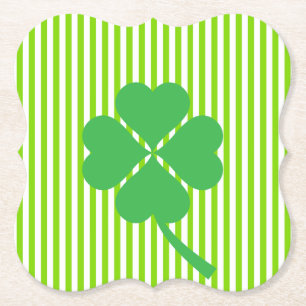 Lucky Four Leaf Kleeblatt Design-87906 Untersetzer