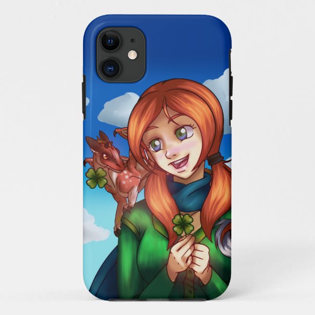 Lucky Girl Case-Mate iPhone Hülle (Rückseite)