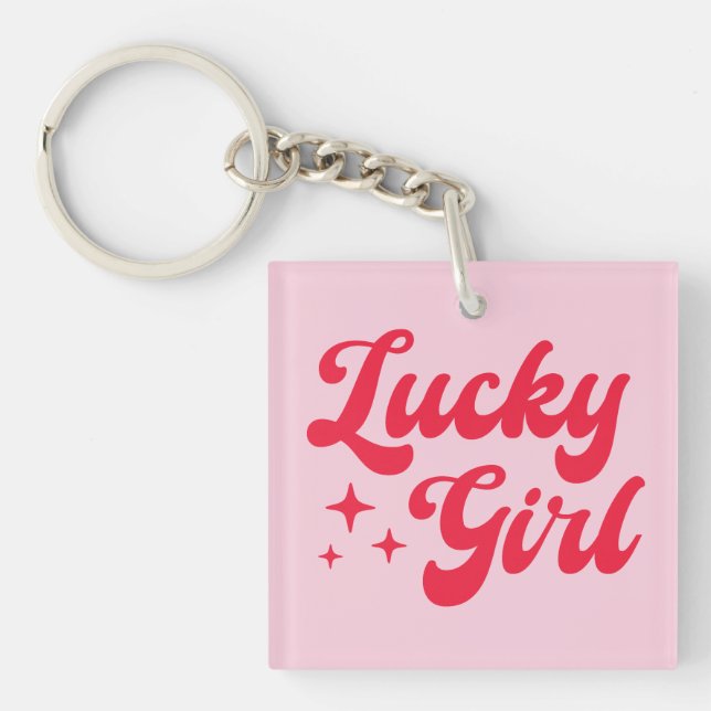 Lucky Girl Schlüsselanhänger (Vorderseite)