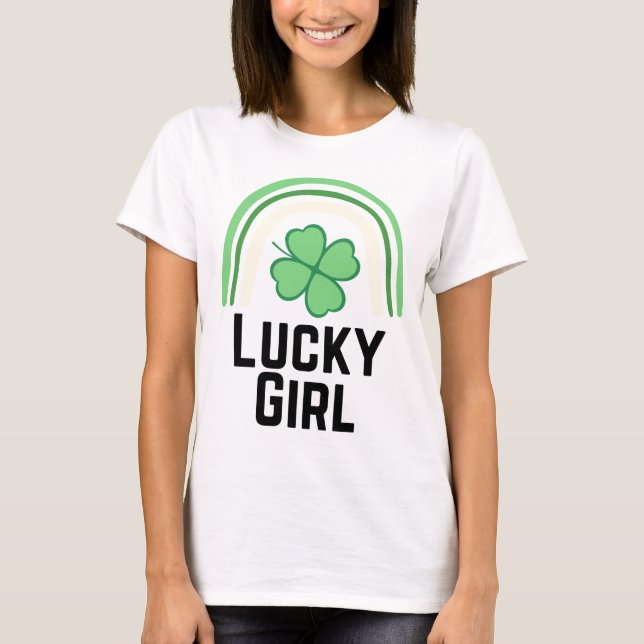 Lucky Girl T-Shirt (Vorderseite)