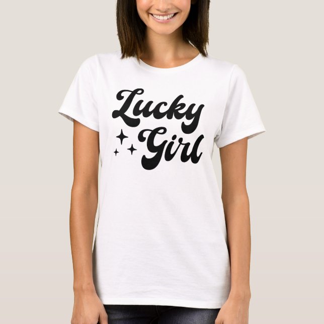 Lucky Girl T-Shirt (Vorderseite)